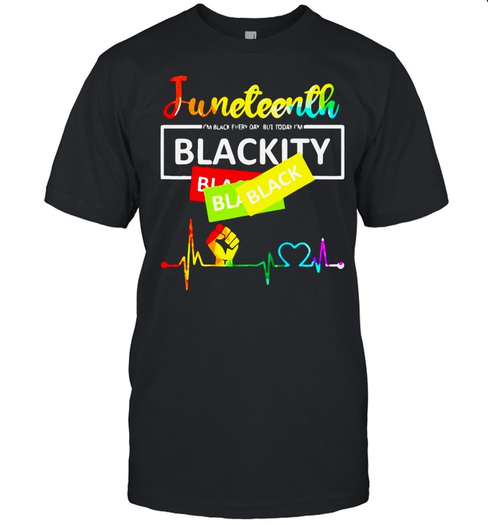 Juneteenth Blackity Heartbeat Black History African America T-shirt Juneteenth Blackity Heartbeat Black History African America T-shirt