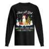 Just A Girl Loves Shiba Inu And Christmas shirt
