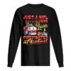 Just A Girl Who Loves Her Firefighter And Christmas Gift T-Shirt