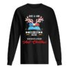 Just A Girl Who Loves Police &amp Christmas shirt