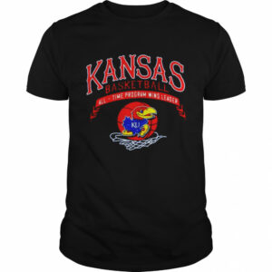 Kansas Jayhawks Basketball All Time Program Wins Leader T-shirt