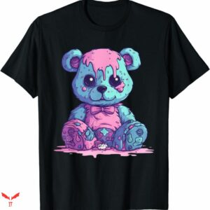 Kaws T-shirt Blue Bear