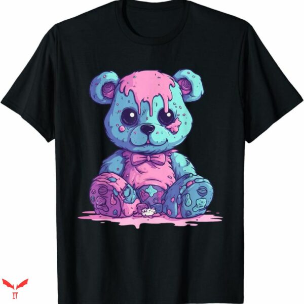 Kaws T-shirt Blue Bear