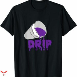 Kaws T-shirt Purple Drip