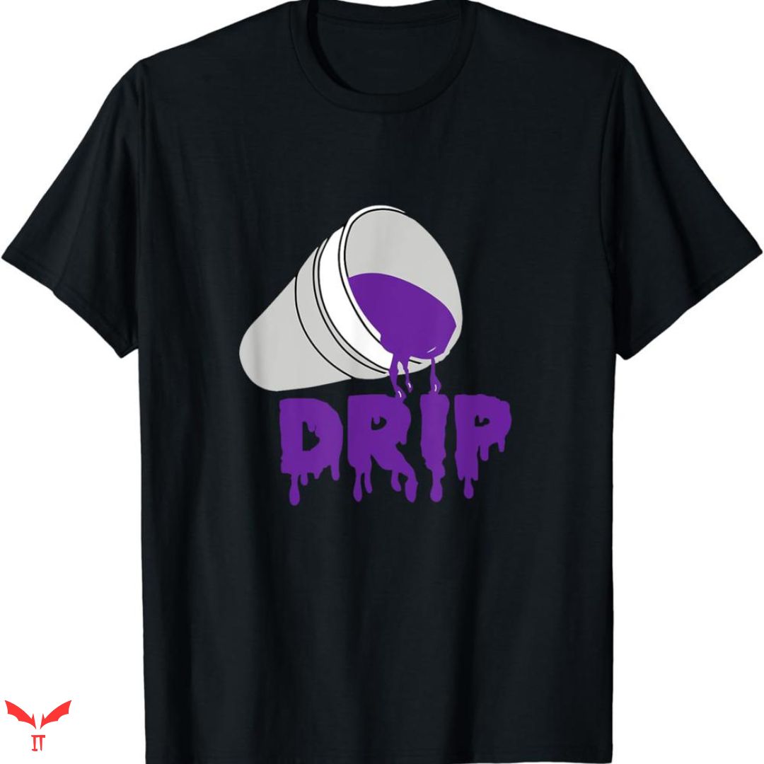 Kaws T-shirt Purple Drip Kaws T-shirt Purple Drip