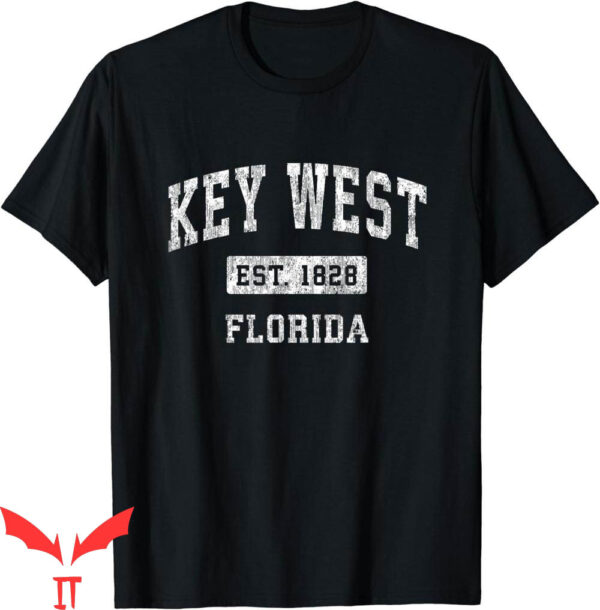 Key West T-Shirt Florida Fl Vintage Established Sports