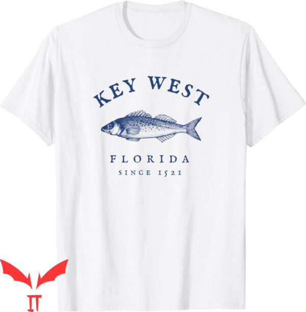 Key West T-Shirt Florida Vintage Fishing Retro Vintage
