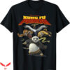 Kung Fu Panda T-Shirt Action Portrait Movie Logo T-Shirt