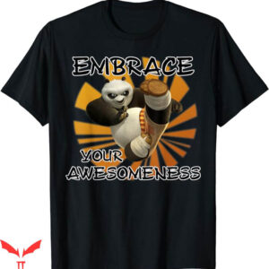 Kung Fu Panda T-Shirt Awesomeness Po Portrait T-Shirt