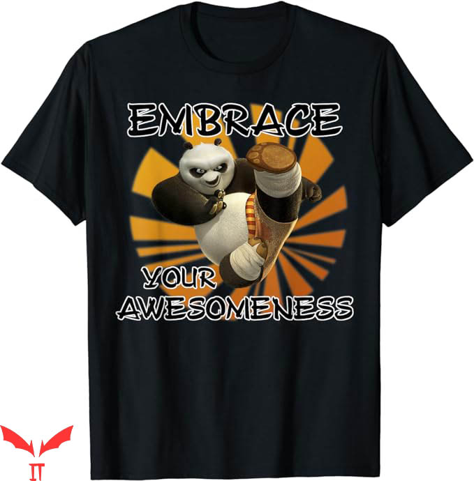 Kung Fu Panda T-Shirt Awesomeness Po Portrait T-Shirt Kung Fu Panda T-Shirt Awesomeness Po Portrait T-Shirt