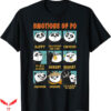 Kung Fu Panda T-Shirt Emotions Of Po Portrait Grid T-Shirt