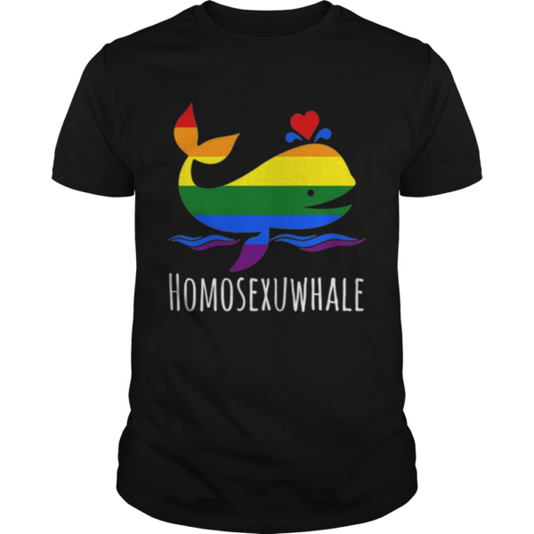 LGBT Gay Lesbian Homosexuwhale Pride shirt