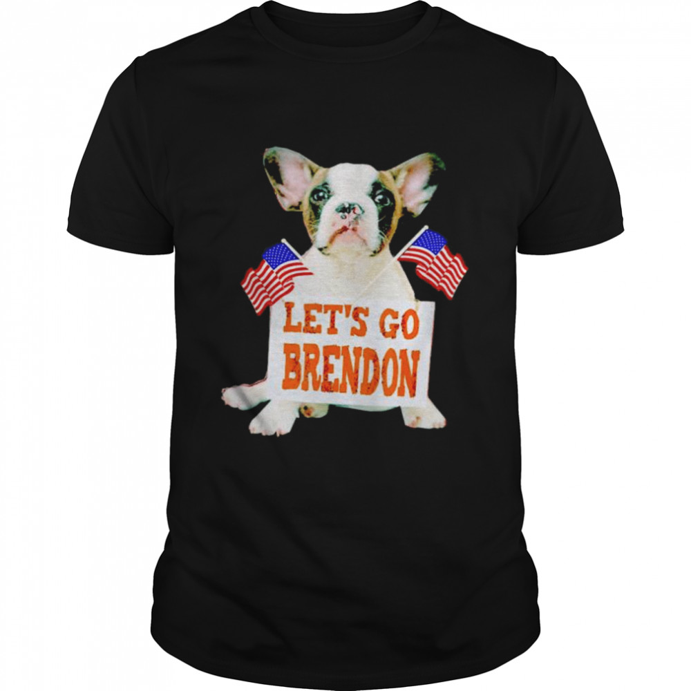Lets Go Brandon Dog US Flag shirt Lets Go Brandon Dog US Flag shirt