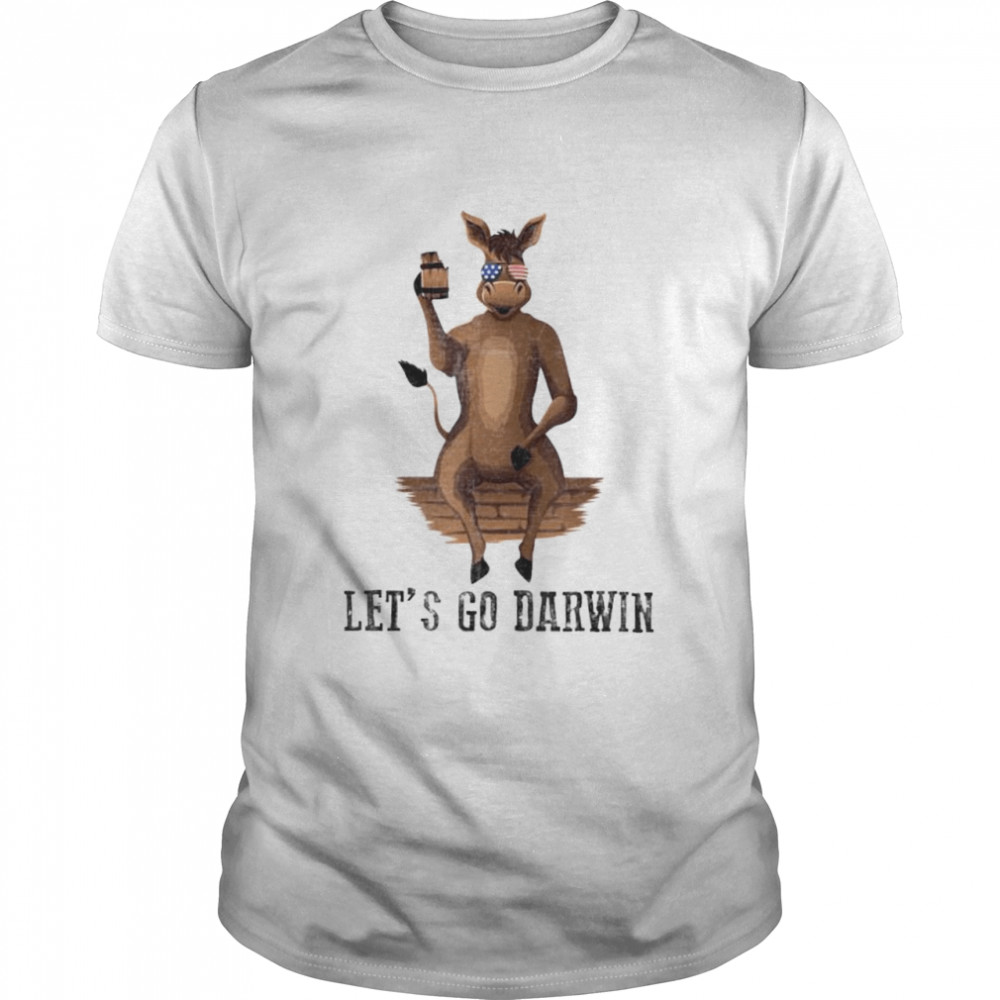 Lets Go Darwin Sarcastic US Flag Sunglass Beer Vintage shirt Lets Go Darwin Sarcastic US Flag Sunglass Beer Vintage shirt