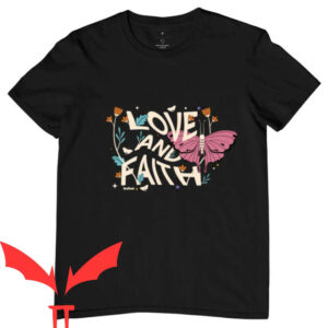 Love And Faith T-shirt Love And Faith Floral T-shirt