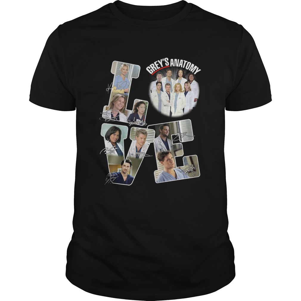 Love Greys Anatomy Signature shirt Love Greys Anatomy Signature shirt