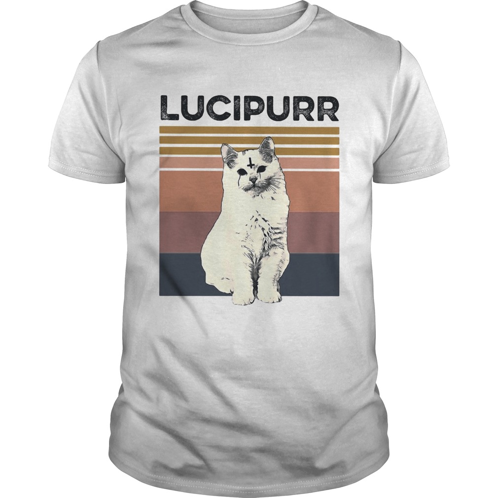 Lucipurr the Satanic Cat vintage shirt Lucipurr the Satanic Cat vintage shirt