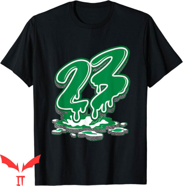 Lucky Green T-Shirt 23 Drip 3s Matching Retro Sneakers