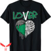 Lucky Green T-Shirt Loser Lover Dripping Heart Pine Green 3s