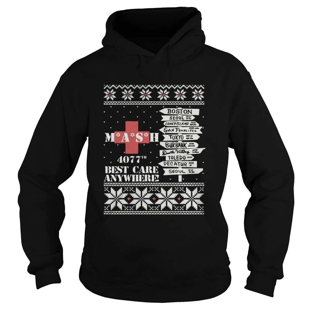 MASH Boston Seul Tokyo 4077 best care anywhere christmas shirt MASH Boston Seul Tokyo 4077 best care anywhere christmas shirt