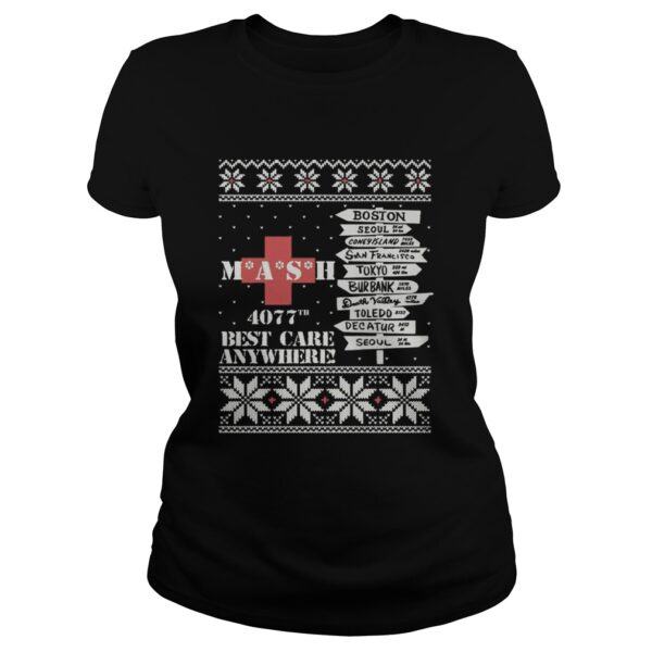 MASH Boston Seul Tokyo 4077 best care anywhere christmas shirt