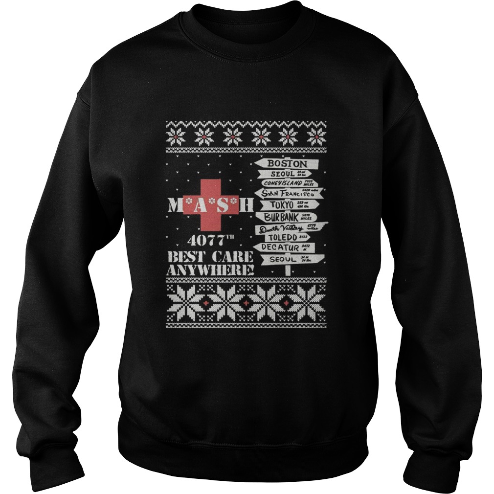 MASH Boston Seul Tokyo 4077 best care anywhere christmas shirt MASH Boston Seul Tokyo 4077 best care anywhere christmas shirt