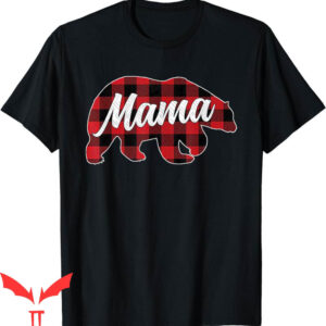 Mama Bear T-Shirt Buffalo Plaid Mothers Day Vintage