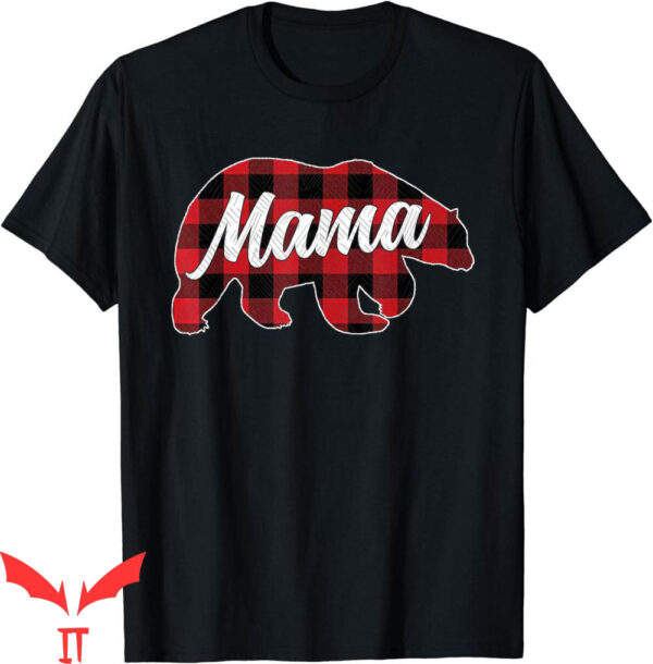 Mama Bear T-Shirt Buffalo Plaid Mothers Day Vintage