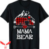 Mama Bear T-Shirt Christmas Pajama Red Plaid Buffalo Family