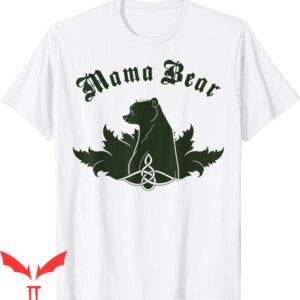 Mama Bear T-Shirt Disney Brave Silhouette Side Profile