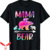 Mama Bear T-Shirt Matching Family Outfits Funny Three Cubs