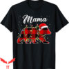 Mama Bear T-Shirt Red Buffalo Plaid Mom Bear Pajama