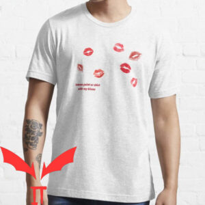 Margiela Kiss T-shirt Jemme Paint Ur Shirt With My Kisses
