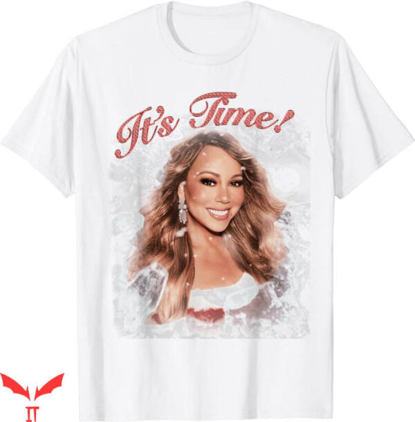Mariah Carey Rainbow T-Shirt Its Time Official T-Shirt Music