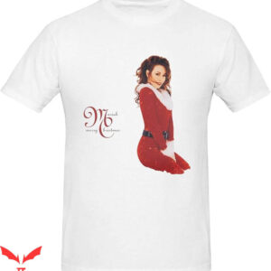 Mariah Carey Rainbow T-Shirt Marry Christmas T-Shirt Music