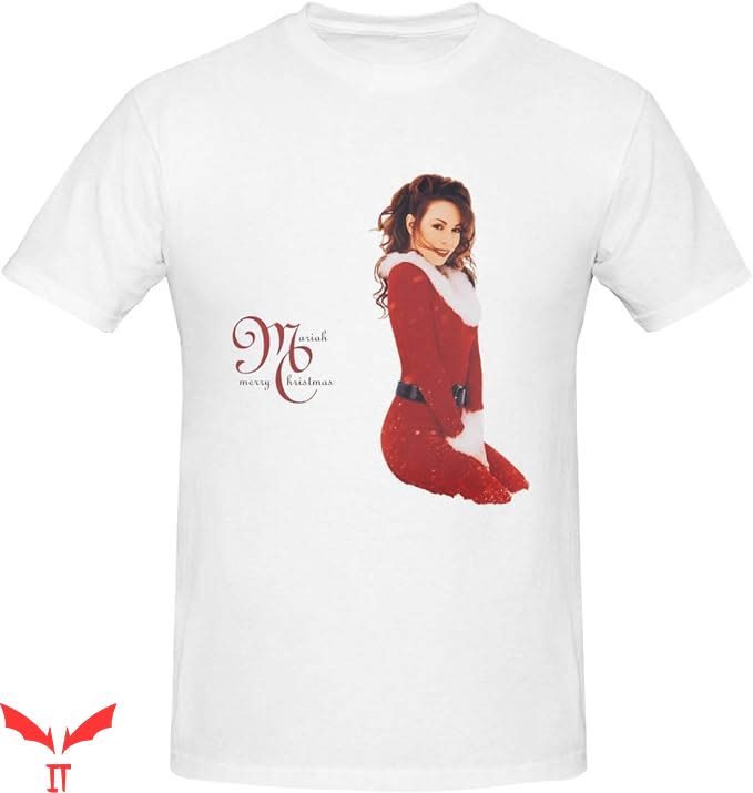 Mariah Carey Rainbow T-Shirt Marry Christmas T-Shirt Music Mariah Carey Rainbow T-Shirt Marry Christmas T-Shirt Music
