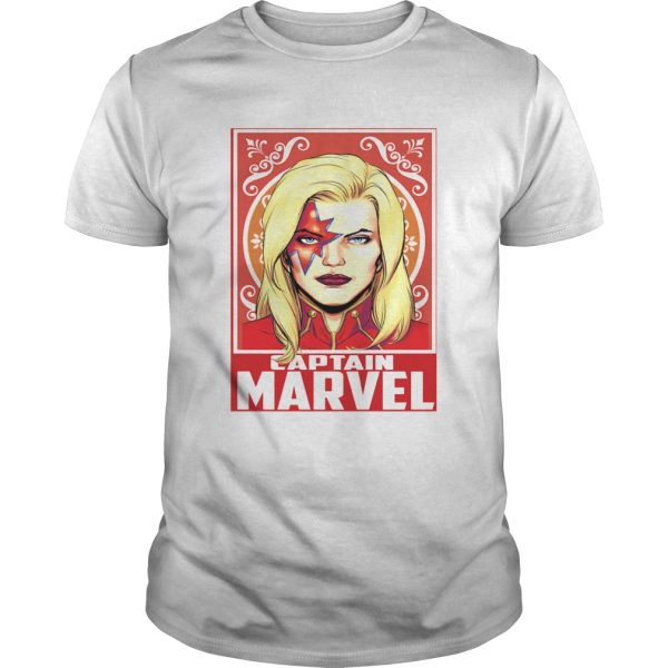 Marvel Womens Captain Marvel Space Pose shirt