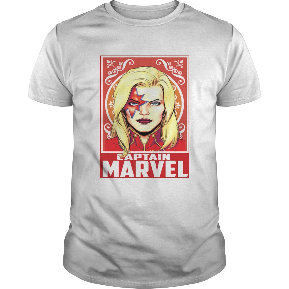 Marvel Womens Captain Marvel Space Pose shirt Marvel Womens Captain Marvel Space Pose shirt