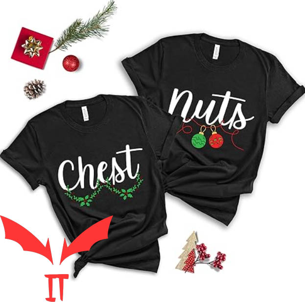 Matching Couple T-shirt Chest And Nuts T-shirt Matching Couple T-shirt Chest And Nuts T-shirt