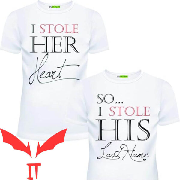 Matching Couple T-shirt Married Couples Husband & Wife Wedding