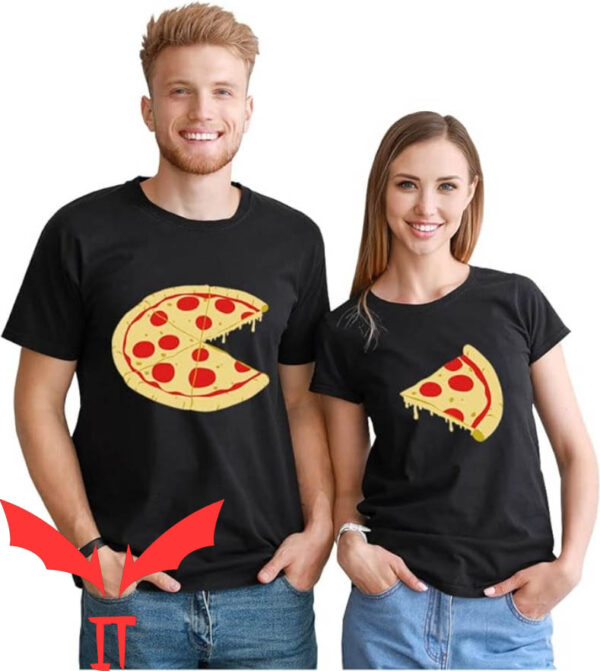 Matching Couple T-shirt The Missing Piece Pizza His And Hers