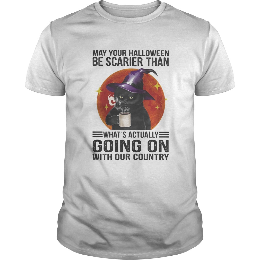 May your halloween be scarier than whats actually going on with our country black cat moon blood h May your halloween be scarier than whats actually going on with our country black cat moon blood h