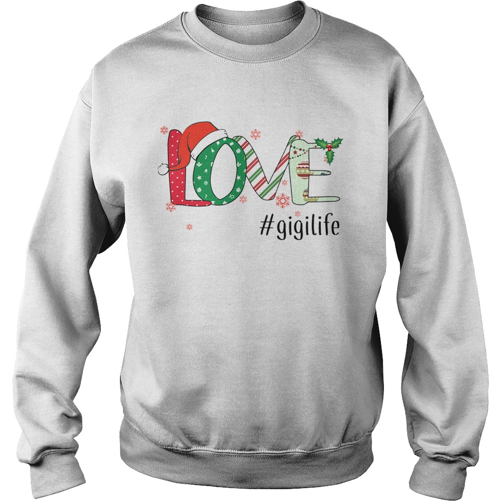 Merry Christmas Love gigilife Gigi Life TShirt Merry Christmas Love gigilife Gigi Life TShirt
