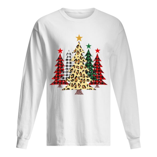 Merry Christmas Trees with Buffalo Plaid shirt