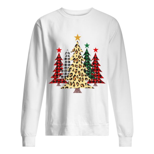 Merry Christmas Trees with Buffalo Plaid shirt