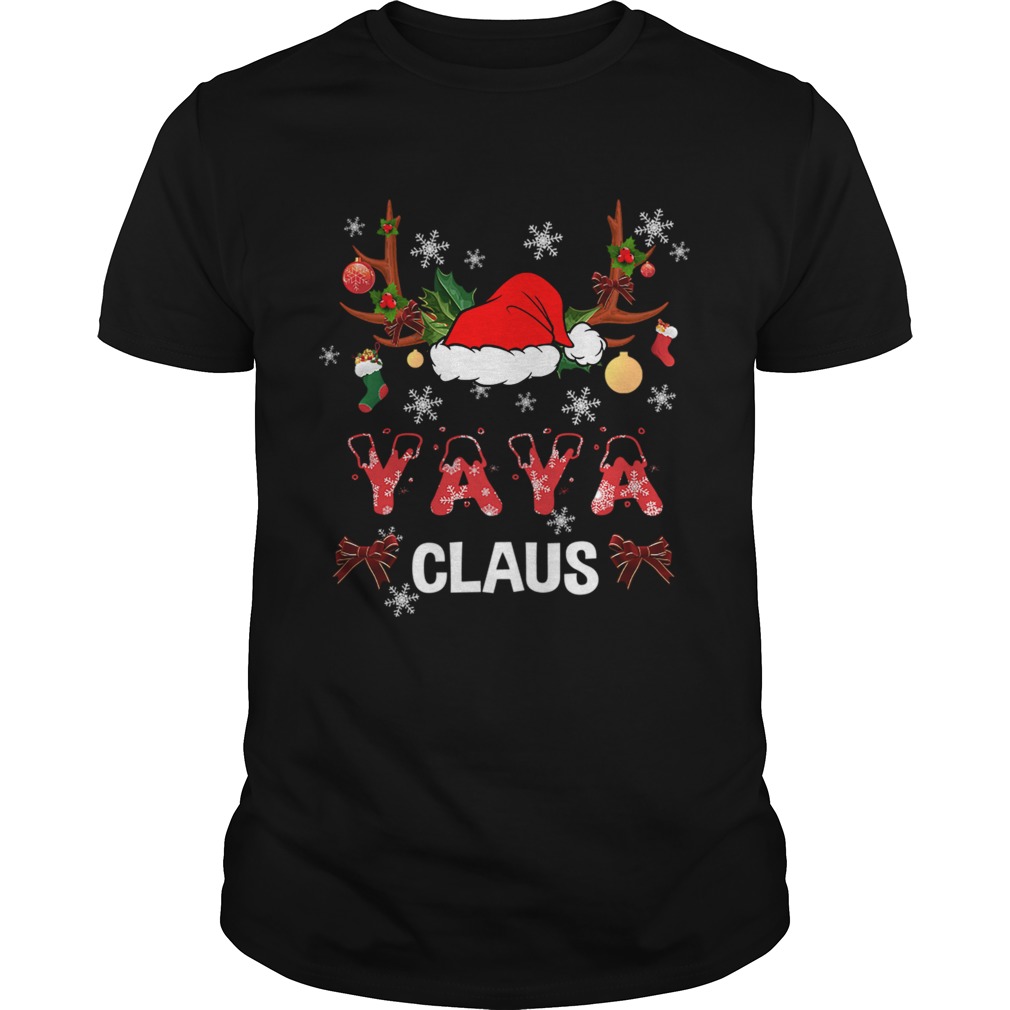 Merry Christmas Yaya Claus Hat Santa TShirt Merry Christmas Yaya Claus Hat Santa TShirt