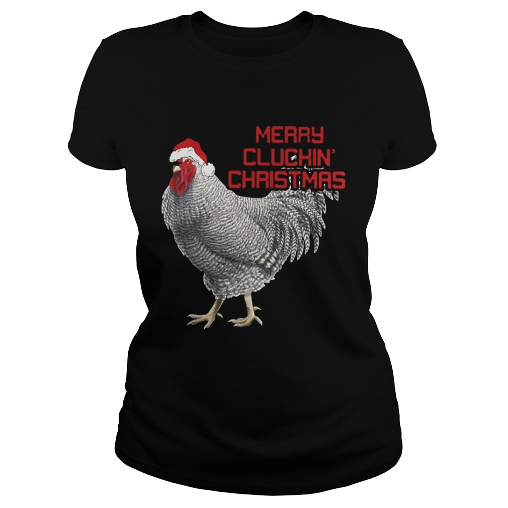 Merry Cluckin’ Christmas Chicken Santa’s Hat shirt Merry Cluckin’ Christmas Chicken Santa’s Hat shirt