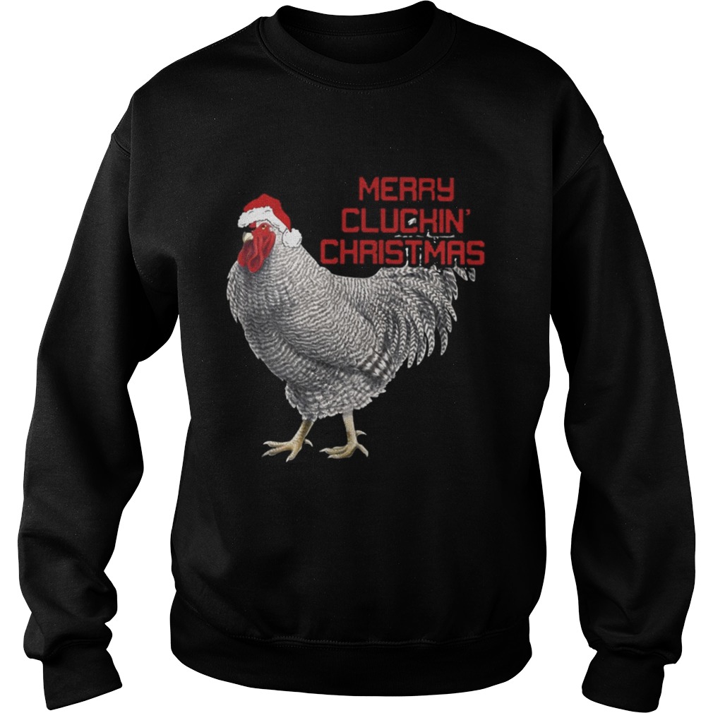 Merry Cluckin’ Christmas Chicken Santa’s Hat shirt Merry Cluckin’ Christmas Chicken Santa’s Hat shirt
