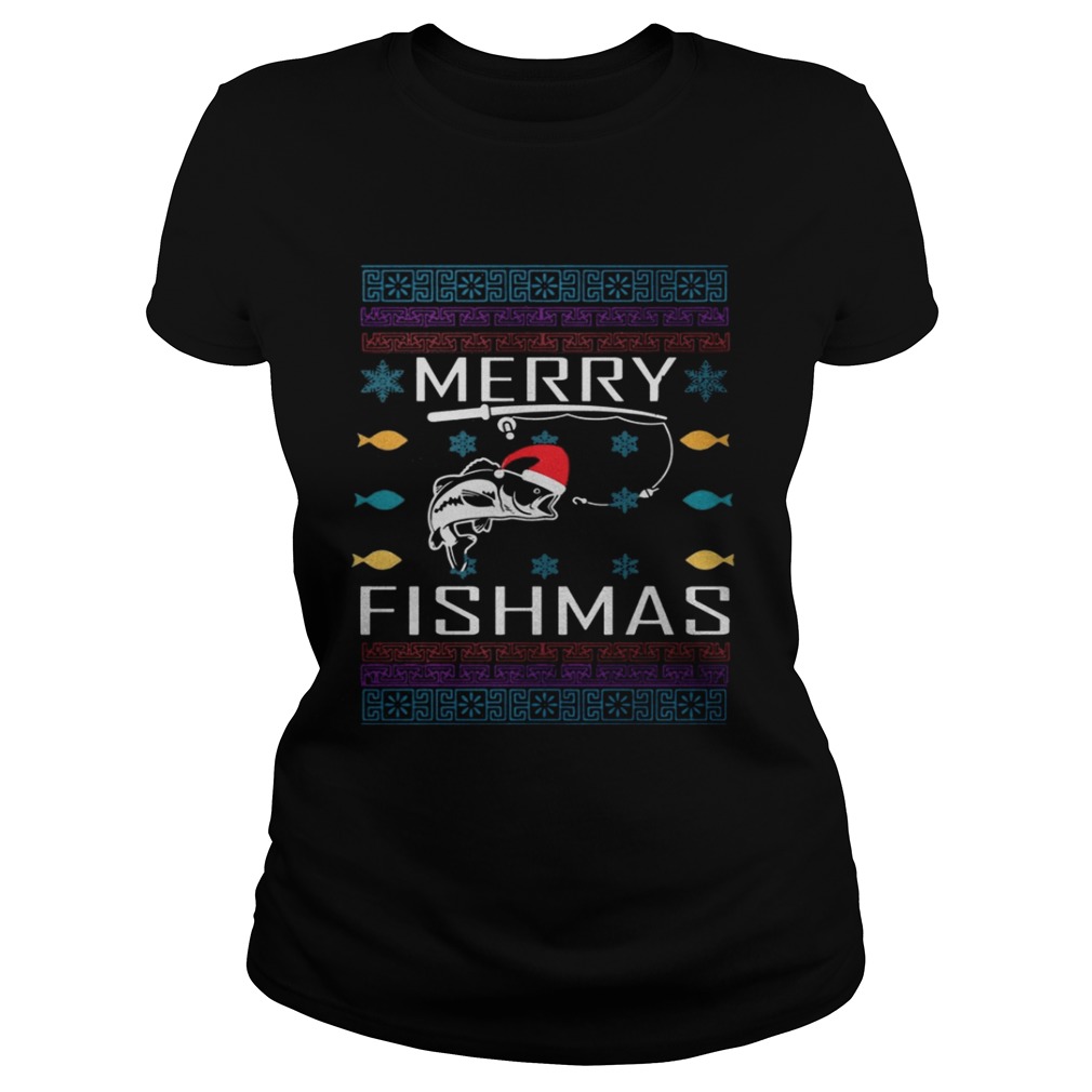 Merry Fishmas Christmas Shirt Merry Fishmas Christmas Shirt