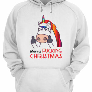 Merry Fucking Christmas Unicorn Fuck shirt 3